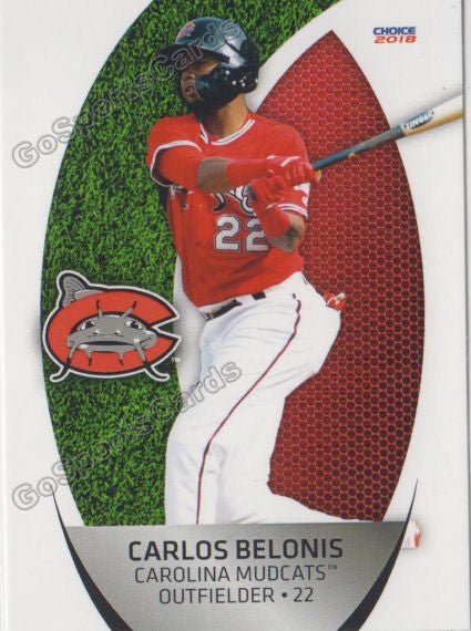 2018 Carolina Mudcats Carlos Belonis