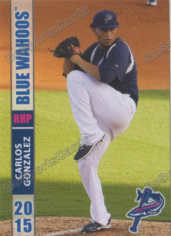 2015 Pensacola Blue Wahoos Carlos Gonzalez