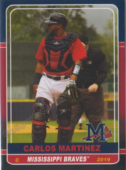 2019 Mississippi Braves Carlos Martinez