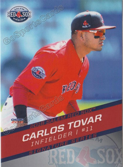 2018 Salem Red Sox Carlos Tovar – Go Sports Cards