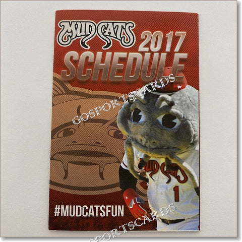 2017 Carolina Mudcats Pocket Schedule