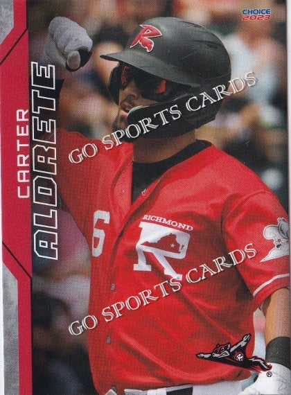 2023 Richmond Flying Squirrels Carter Aldrete