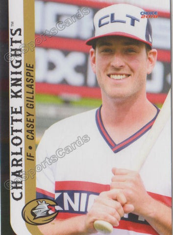 2018 Charlotte Knights Casey Gillaspie