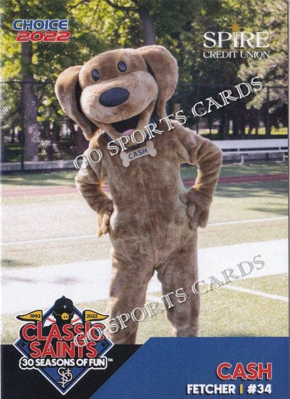 2022 St Paul Saints SGA Cash Mascot