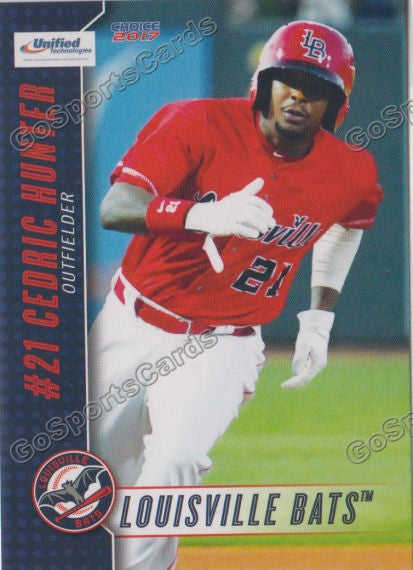 2017 Louisville Bats Cedric Hunter