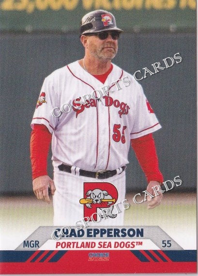 2022 Portland Sea Dogs Chad Epperson