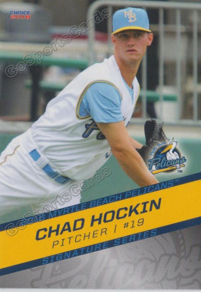 2018 Myrtle Beach Pelicans Chad Hockin