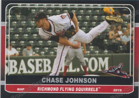 2019 Richmond Flying Squirrels Chase Johnson