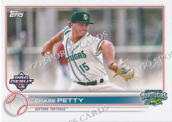 2022 Topps Pro Debut Chase Petty PD-158