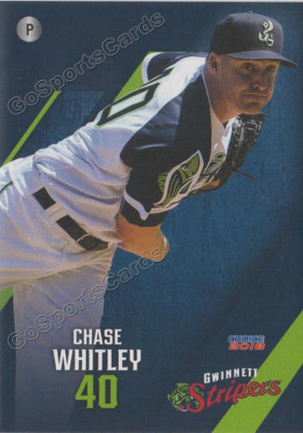 2018 Gwinnett Stripers Chase Whitley