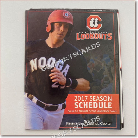 2017 Chattanooga Lookouts Pocket Schedule