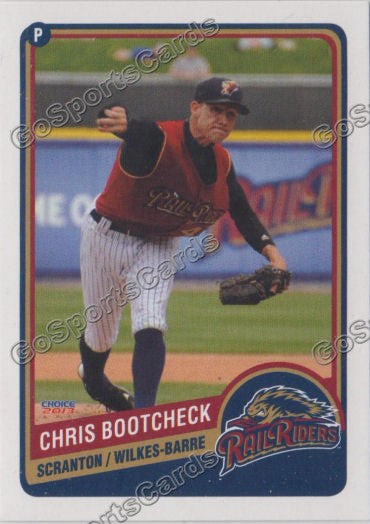 2013 Scranton Wilkes Barre RailRiders Chris Bootcheck