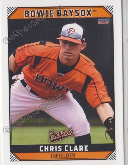 2019 Bowie Baysox Chris Clare