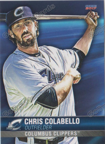 2017 Columbus Clippers Chris Colabello