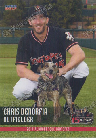 2017 Albuquerque Isotopes Chris Denorfia