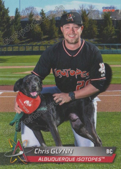 2018 Albuquerque Isotopes Chris Glynn