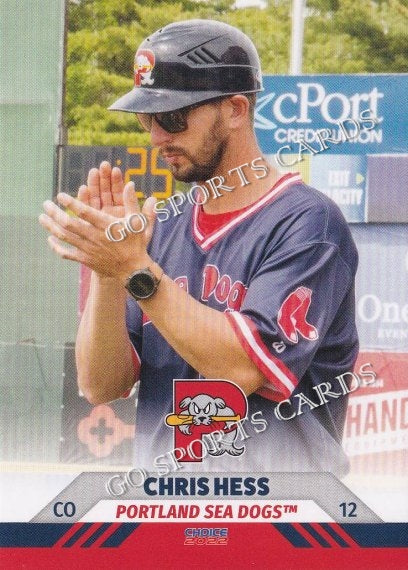 2022 Portland Sea Dogs Chris Hess