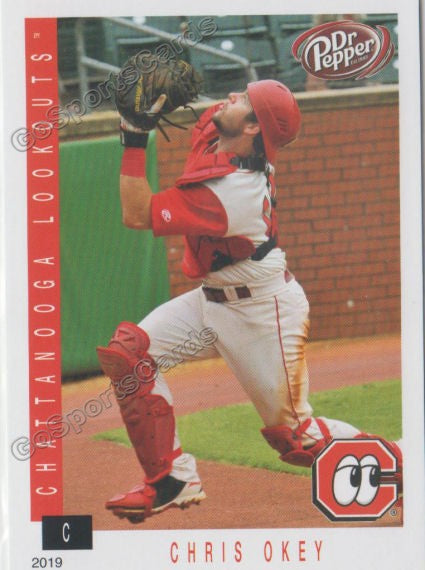 2019 Chattanooga Lookouts Chris Okey