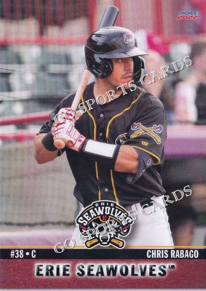 2022 Erie SeaWolves Chris Rabago