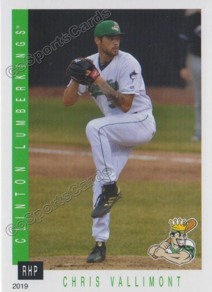 2019 Clinton LumberKings Chris Vallimont