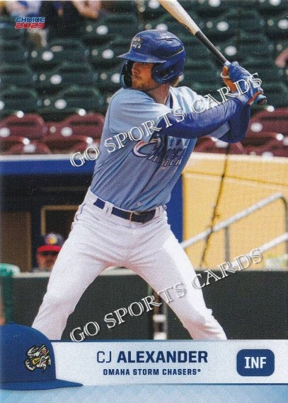 2023 Omaha Storm Chasers CJ Alexander – Go Sports Cards