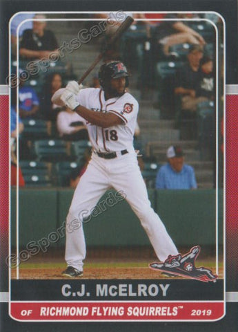 2019 Richmond Flying Squirrels CJ McElroy