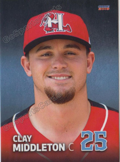 2018 Hickory Crawdads Clay Middleton