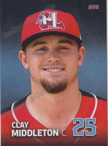 2018 Hickory Crawdads Clay Middleton