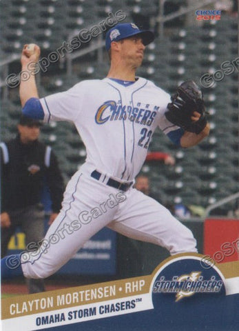 2015 Omaha Storm Chasers Clayton Mortensen