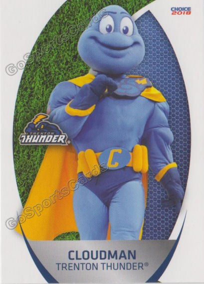 2018 Trenton Thunder Cloudman Mascot