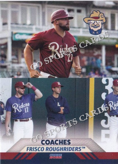 2022 Frisco Roughriders Chad Comer Avery Sullivan