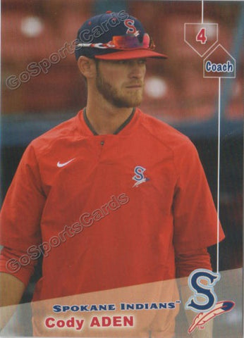 2019 Spokane Indians Cody Aden