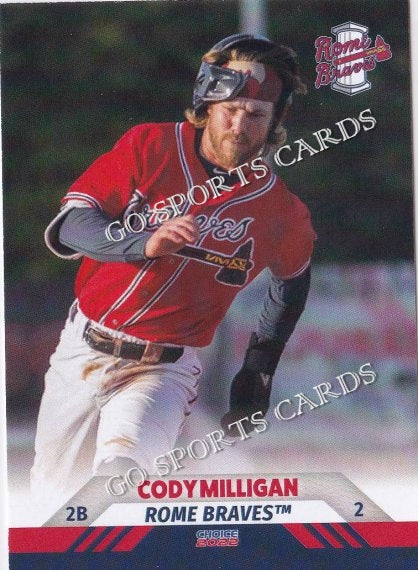 2022 Rome Braves Cody Milligan