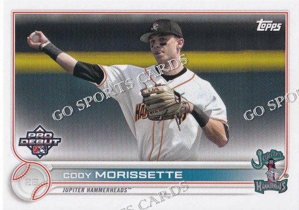 2022 Topps Pro Debut Cody Morissette PD-90