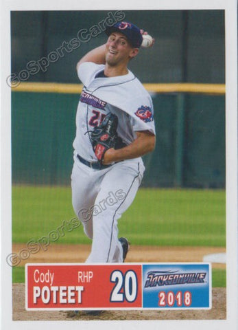 2018 Jacksonville Jumbo Shrimp Cody Poteet