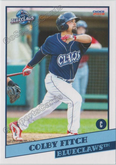 2018 Lakewood BlueClaws Colby Fitch