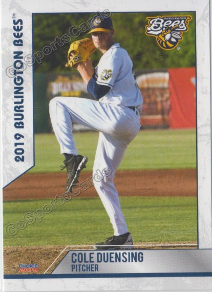 2019 Burlington Bees Cole Duensing