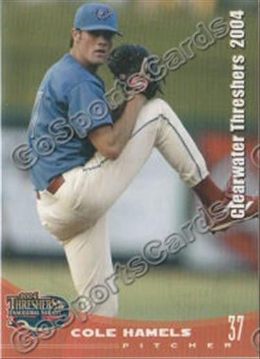 Cole Hamels Baseball Rookie Card