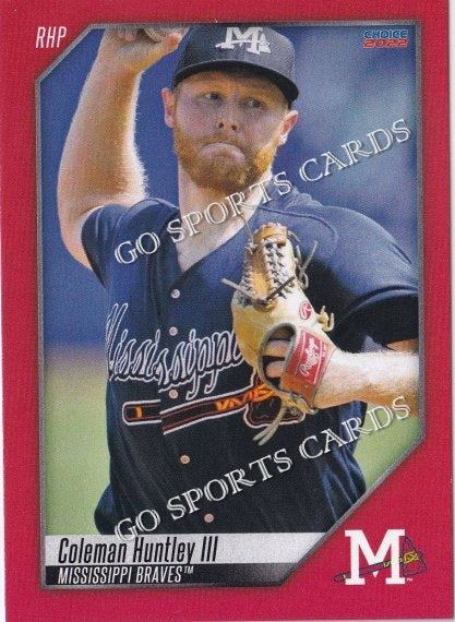 2022 Mississippi Braves Coleman Huntley III – Go Sports Cards