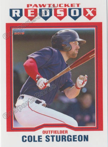 2019 Pawtucket Red Sox Cole Sturgeon