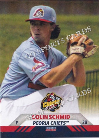 2022 Peoria Chiefs Colin Schmid