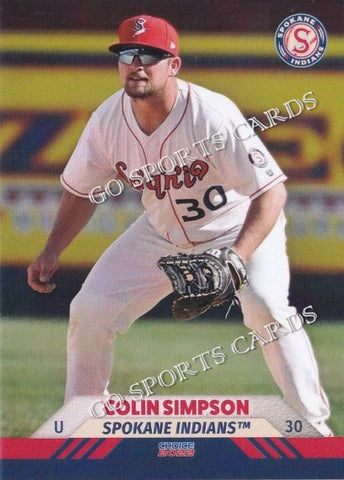 2022 Spokane Indians Colin Simpson