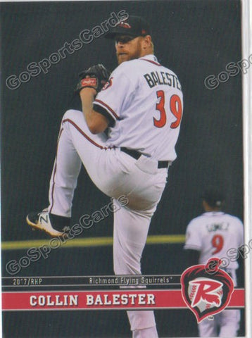 2017 Richmond Flying Squirrels Collin Balester