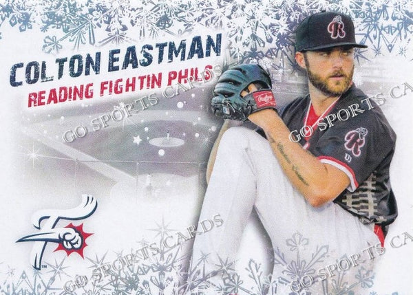 2021 Reading Fightin Phils Holiday Colton Eastman