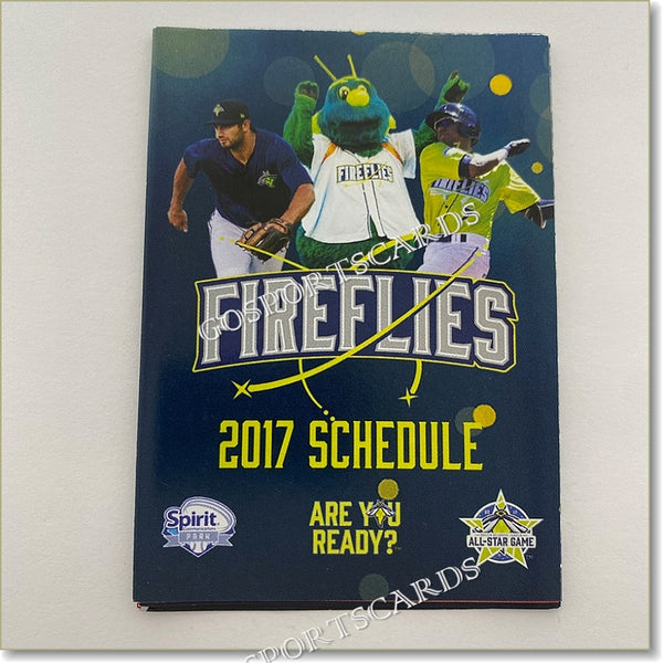 2017 Columbia Fireflies Pocket Schedule