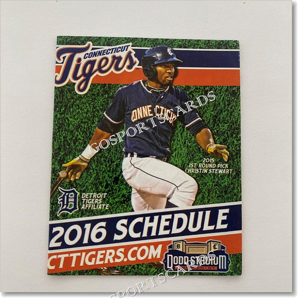 2016 Connecticut Tigers Pocket Schedule