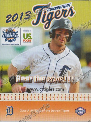 2013 Connecticut Tigers Pocket Schedule (Jeff McVaney)