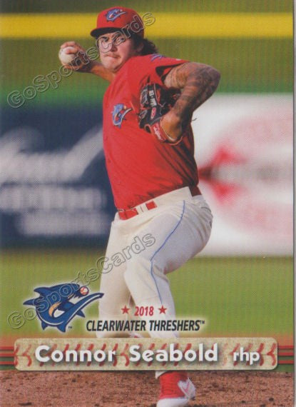 2018 Clearwater Threshers Connor Seabold