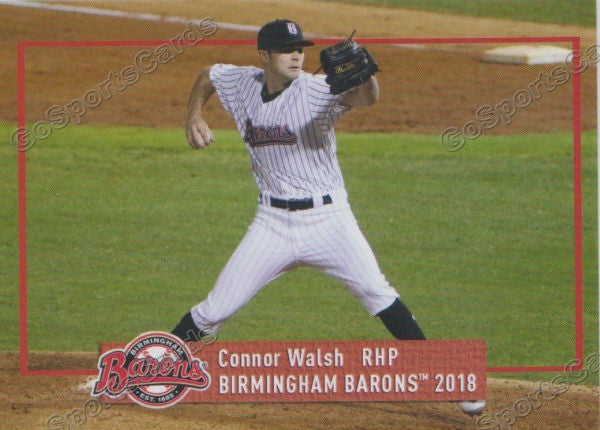 2018 Birmingham Barons Connor Walsh