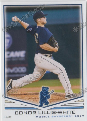 2017 Mobile BayBears Conor Lillis White